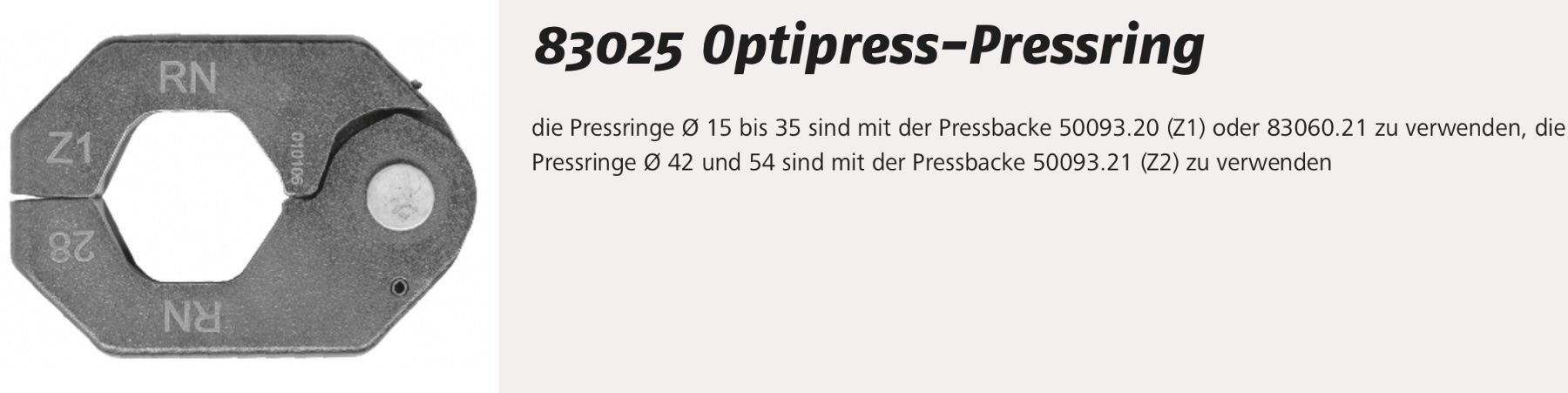 Tous les outils: Pressschlingen Optipress – Neuf (Voir description) à Niedergösgen par elromano74 1