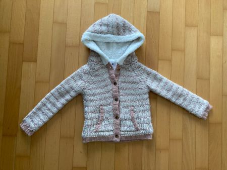 Gefütterte Strickjacke mit Knöpfen "Palomino"