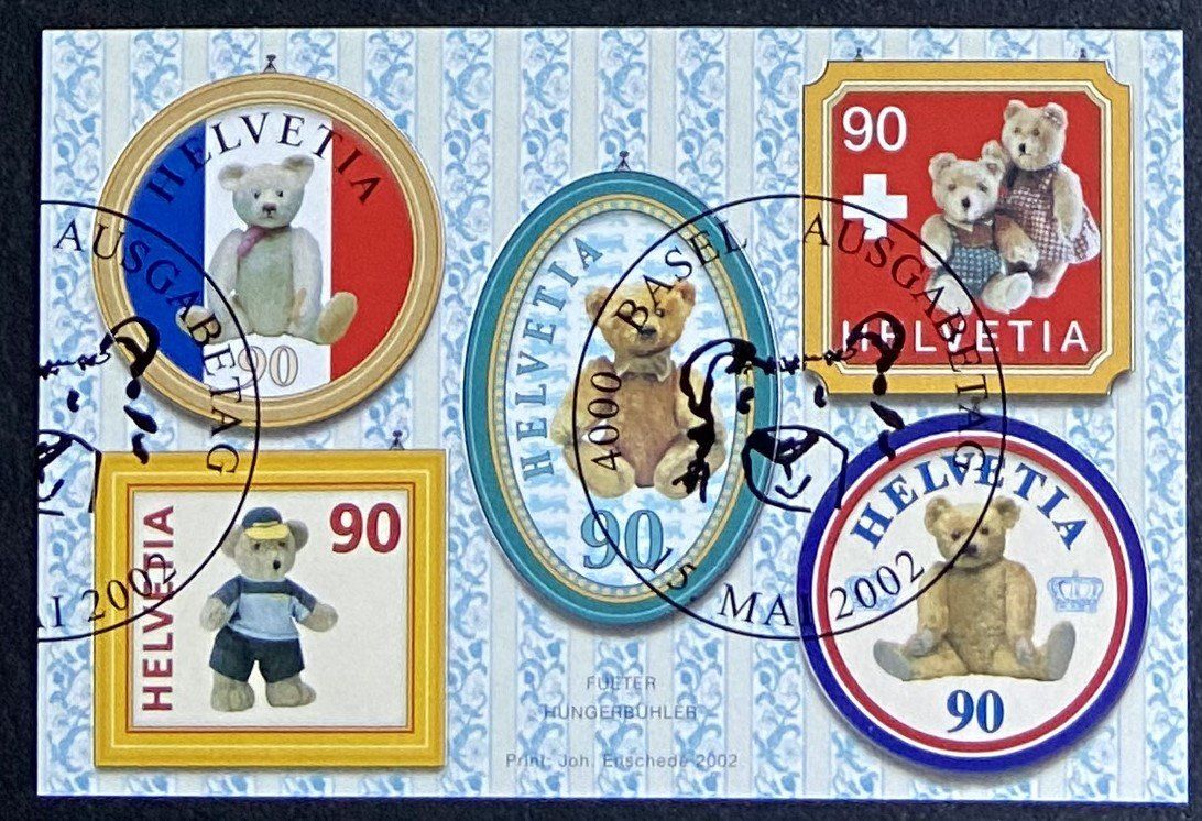 Alle Briefmarken: ET Freimarke   4er Blocks 2002 / 2003 – Gebraucht aus Böckten von Hansi36 3