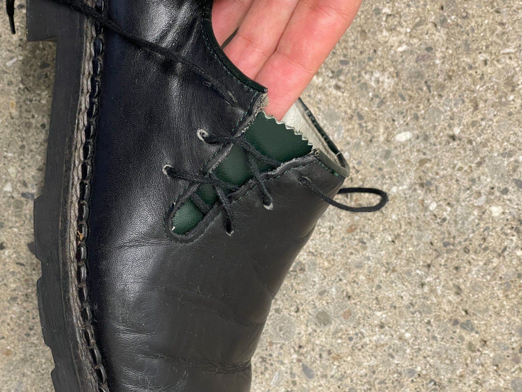 Scarpe da uomo: Vintage Leather Shoes, 42 – Usato da Zürich venduto da drooppee 6
