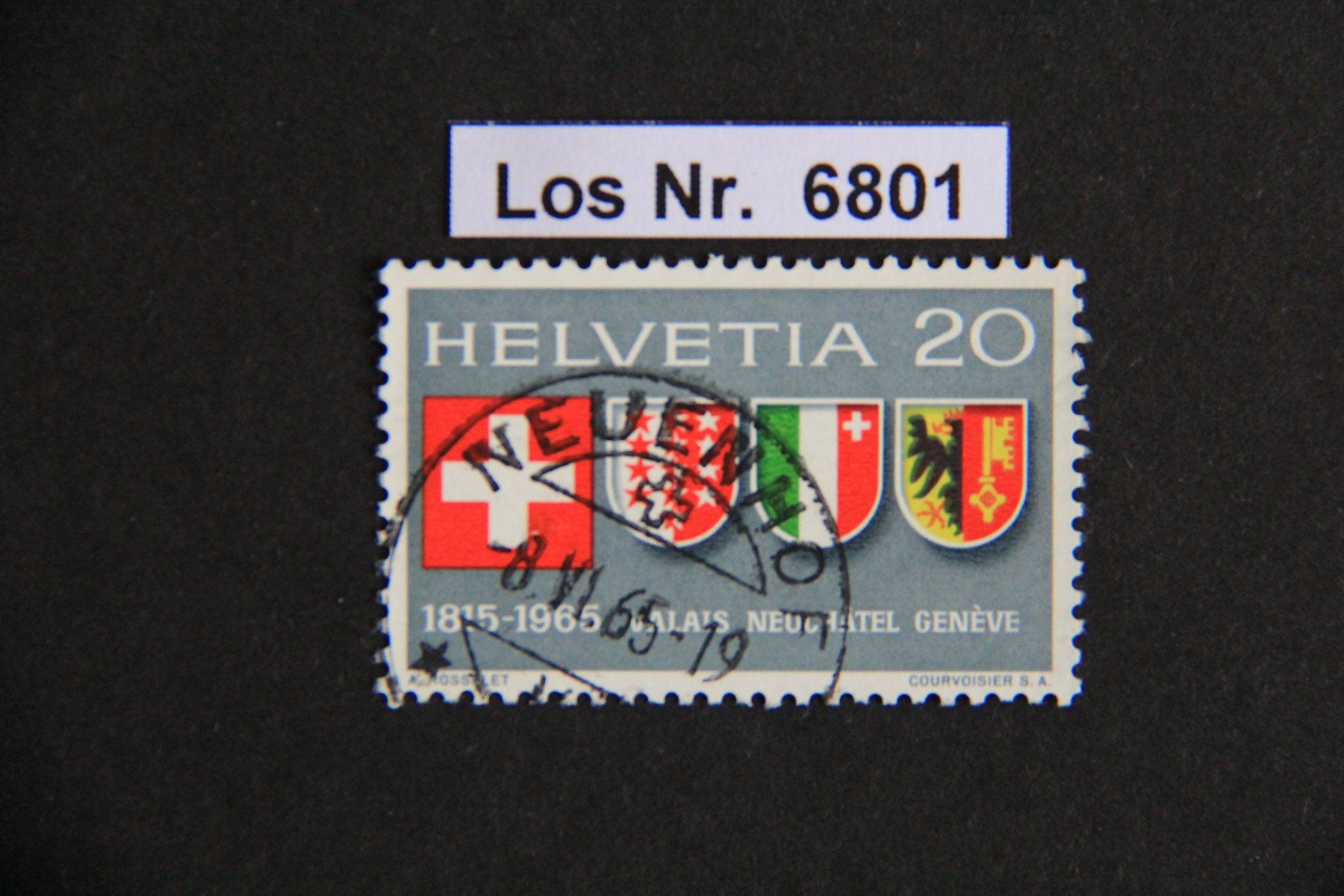 Tutti i francobolli: CH 1965 Ortsstempel mit Datum                       Los 6801 – Usato da Volken venduto da jukon65
