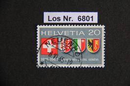 CH 1965 Ortsstempel mit Datum                       Los 6801