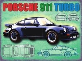 BlechschildPORSCHE TURBO