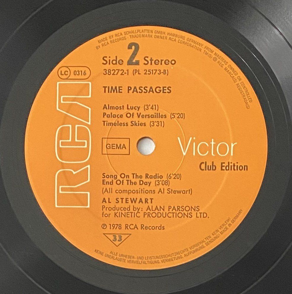 Dischi in vinile: Al Stewart, Time Passages – Usato da Flums venduto da Empe1 4