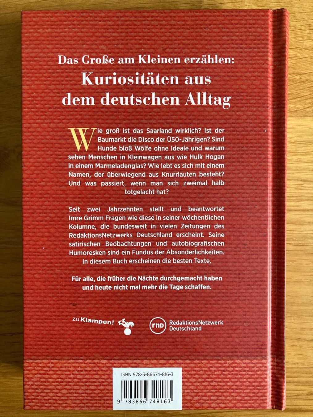 Libri: Überleben in Deutschland - Imre Grimm – Usato da Bassersdorf venduto da SWISS77W 1