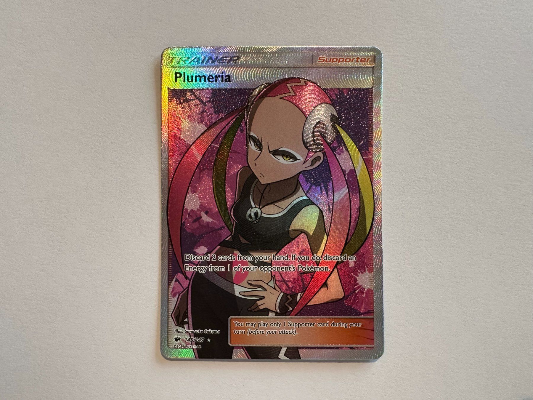 Pokémon Carte collezionabili: Trainer Plumeria Burning Shadows EN – Nuovo (secondo la descrizione) da Hagendorn venduto da Pokecollectorch 1