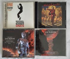 Lot de 4 CD – Le Roi de la Pop Michael Jackson