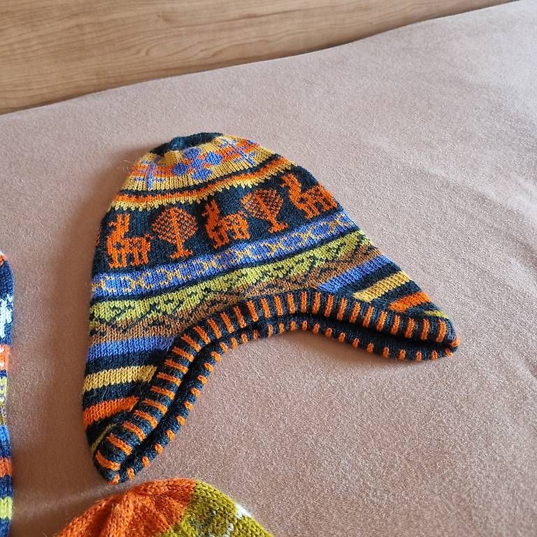 Altro abbigliamento per bambino: Premium Alpaca Mütze aus Peru Kinder – Nuovo (secondo la descrizione) da Dättlikon venduto da g.manuele