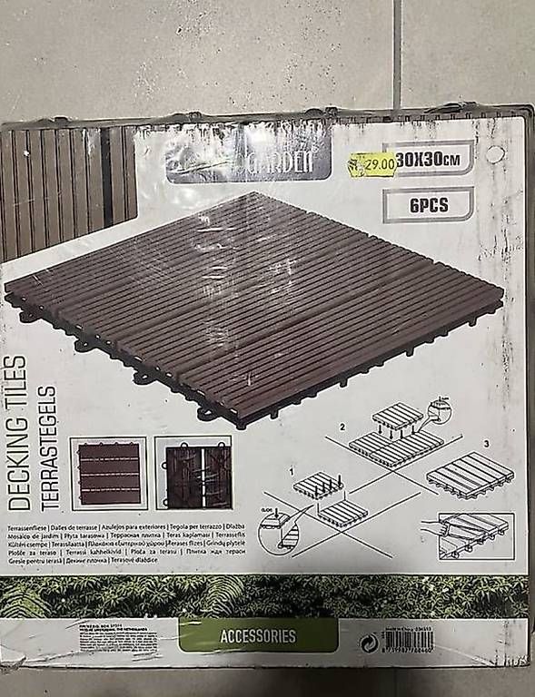 Rivestimenti per pavimenti: Piastrelle modulari per terrazza/balcone – Nuovo e nell'imballaggio originale da Cresciano venduto da dpe_7268 2