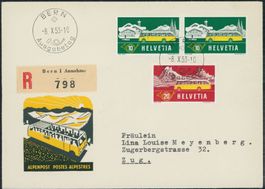 1953 - Automobilpostbüro - FDC ET · dt