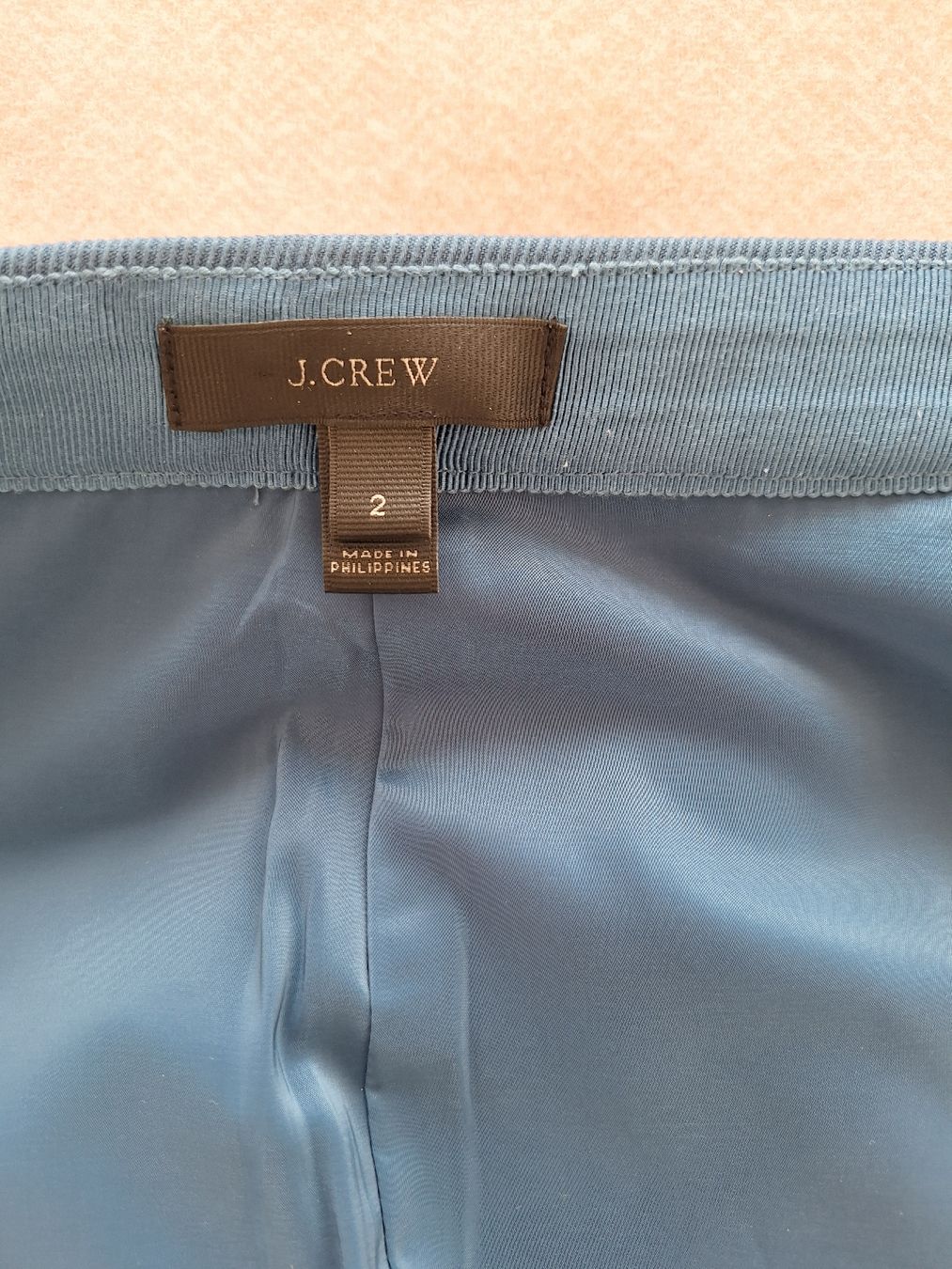 J.Crew Röcke: J. Crew Pencil Skirt, Blue with Gold Zipper Detail – Gebraucht aus Cham von Drukkerij 6