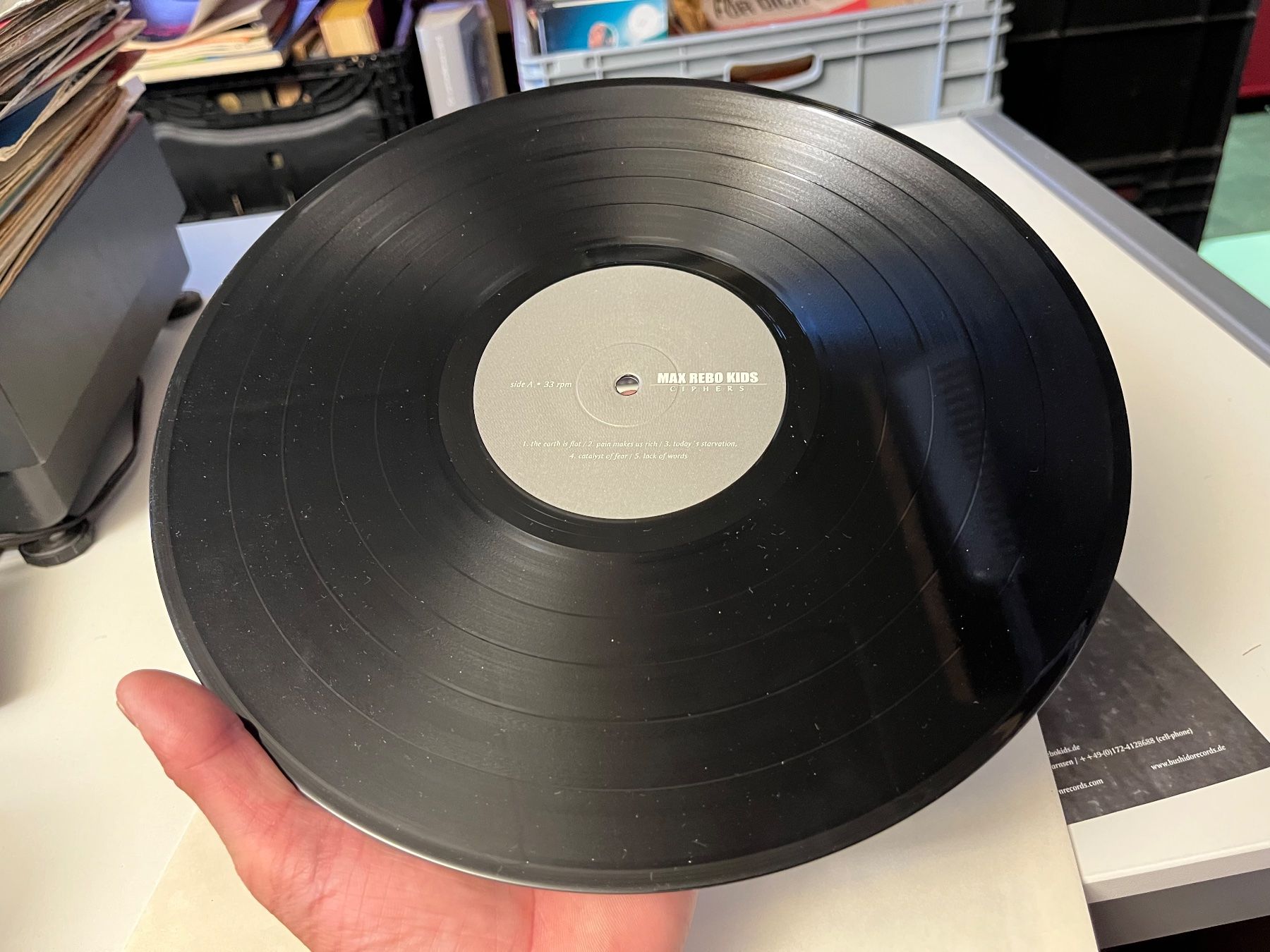 Dischi in vinile: Max Rebo Kids - Ciphers - HH31A – Usato da Küsnacht ZH venduto da hardrock.earth 4