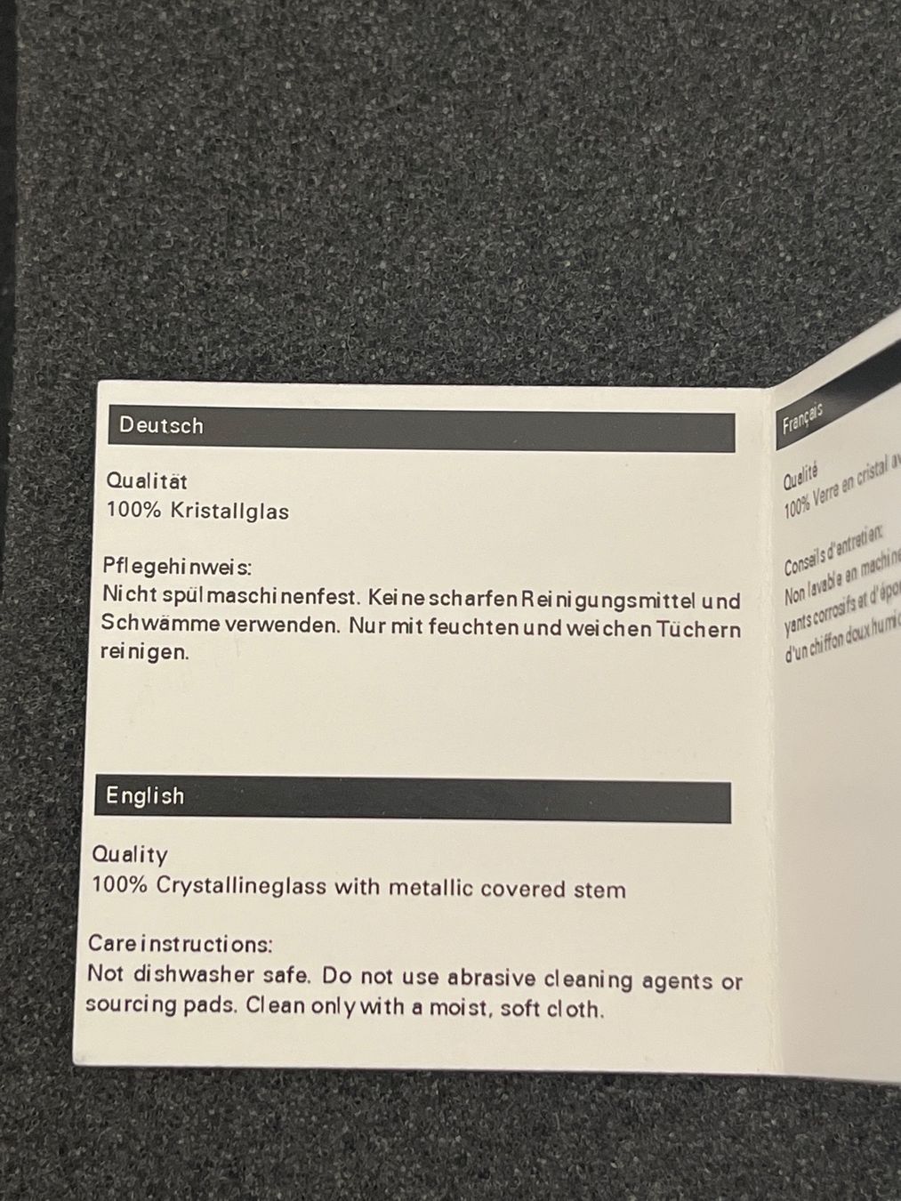 Bicchieri: Hugo Boss Champagner Gläser 2 Stück mit Box – Usato da Zürich venduto da Recode.Fashion 6