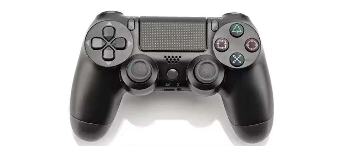 Controller: PS4 Wireless Controller Gamepad schwarz Top Zustand – Usato da Suhr venduto da TradeMasters