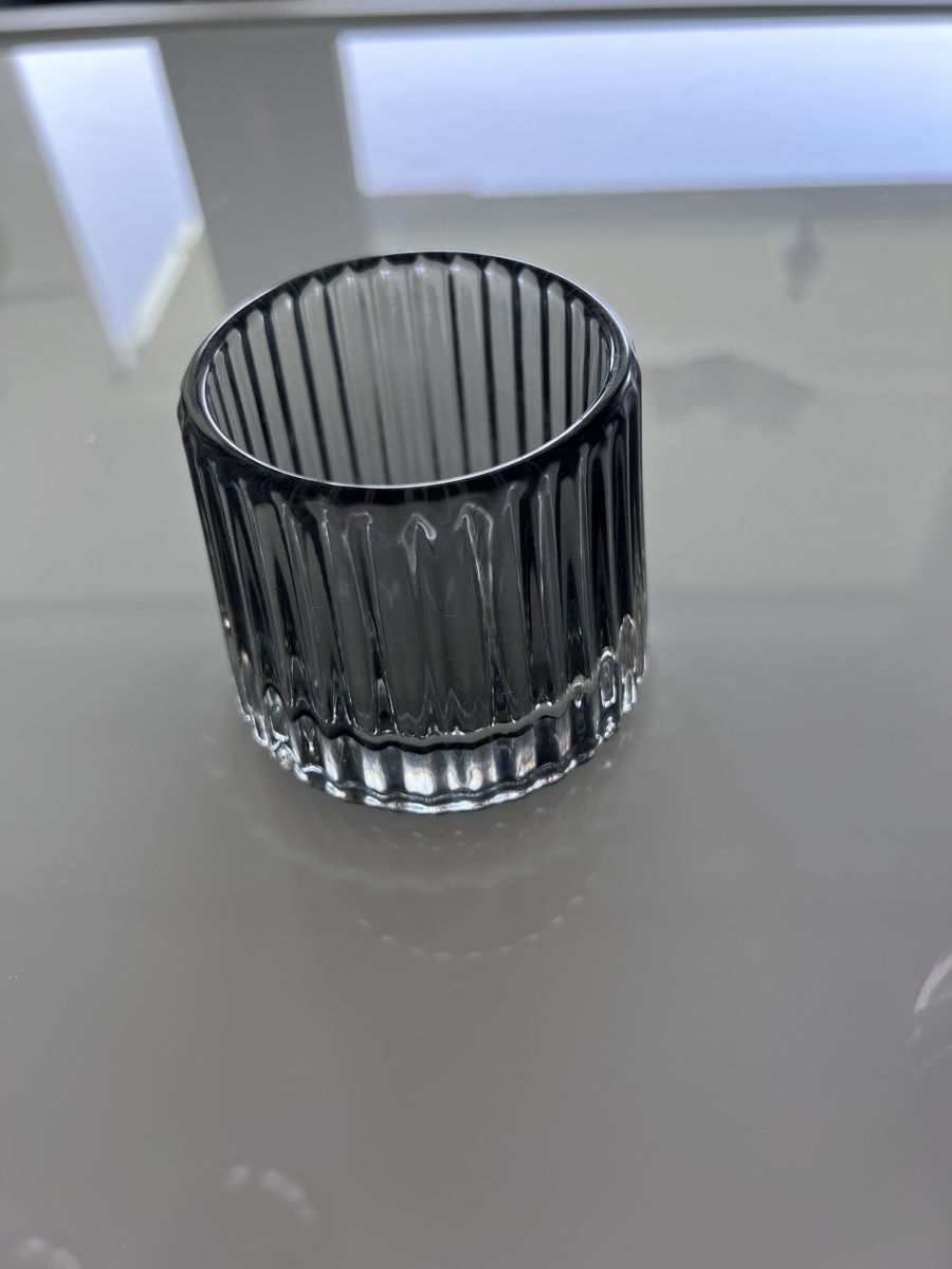 Maisons du monde Portacandele: Windlicht-Set, Grau, Glas, Top Zustand – Usato da Neuenhof venduto da UrbanBags 3