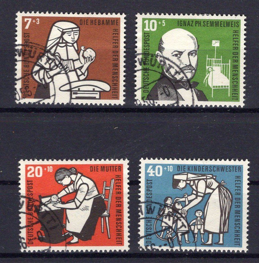 Alle Briefmarken: R5304  /  Allemagne 1956 obl. luxe – Gebraucht aus Ste-Croix von MONT-TAGNAC
