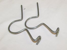 2x Bremshebel Rückholfeder Bremstrommel  Inox NOS
