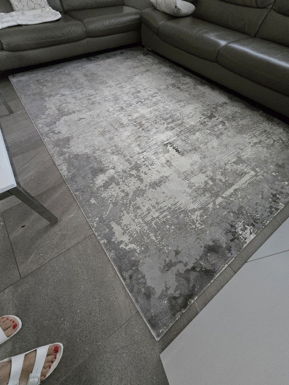 Tappeti: Moderner Teppich, Grau/Silber, 200/290cm – Usato da Tobel venduto da swisscap243 1
