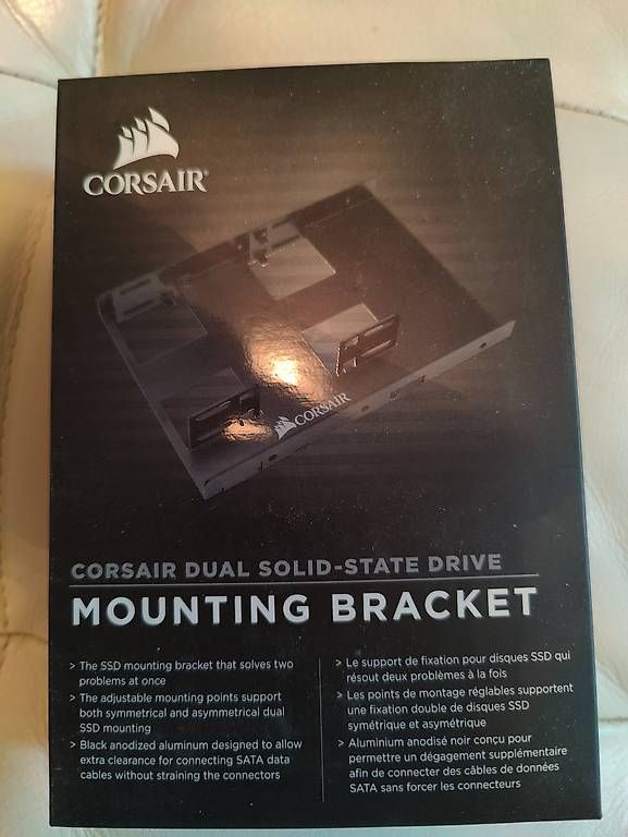 Corsair Custodie: HDD/SSD brackets von 2.5' auf 3.5', Corsair – Nuovo e nell'imballaggio originale da Stäfa venduto da TBStaefa