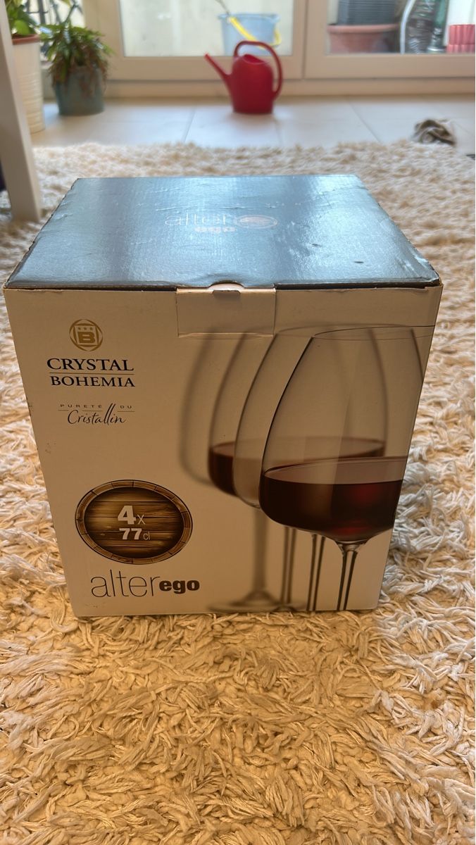 Bicchieri: Set 4 verres vin Crystal Bohemia alterego neuf – Nuovo (secondo la descrizione) da Zürich venduto da chess_not_checkers