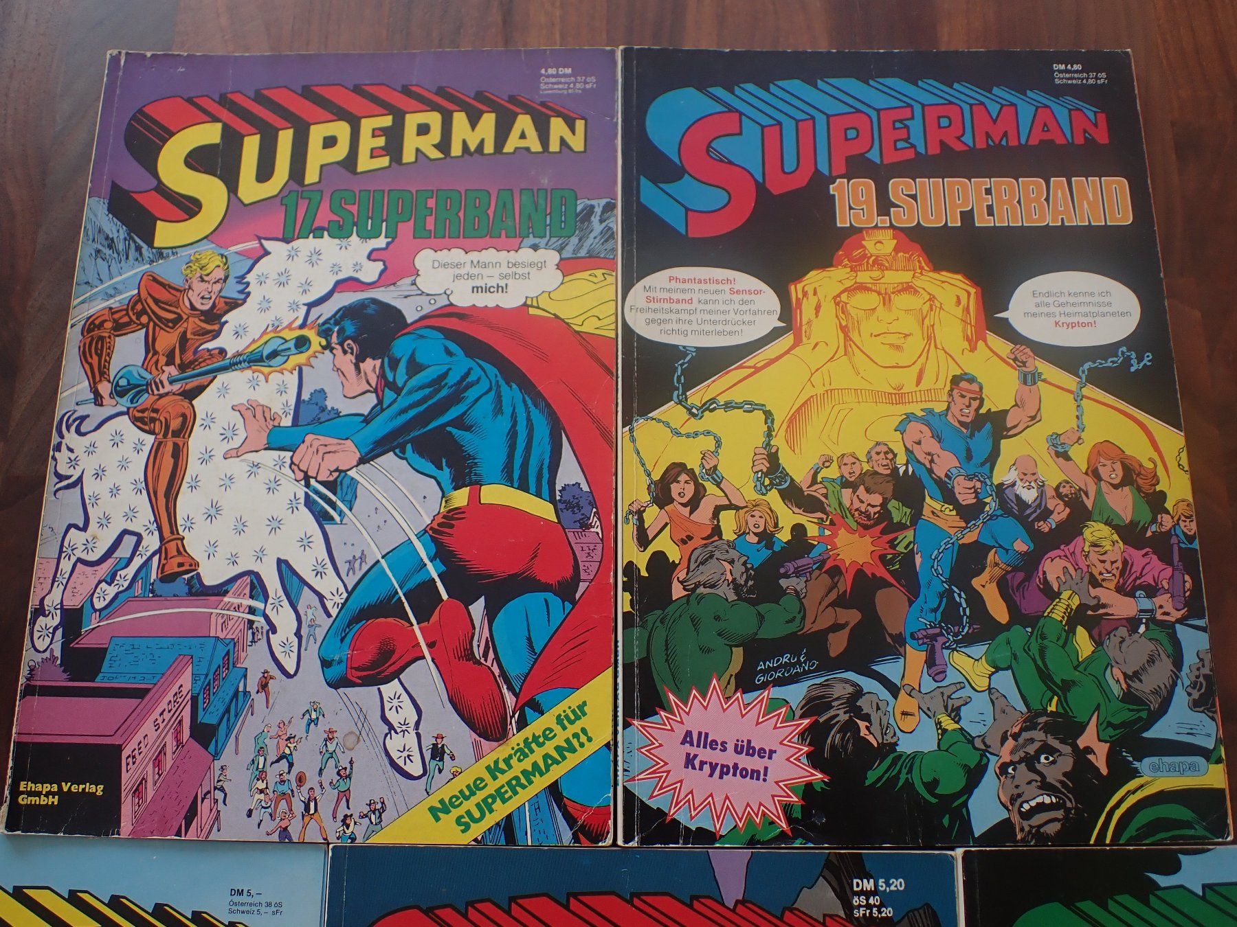 Comics: 5 alte Ehapa " SUPERMAN Superband " Comic Hefte / Alben – Gebraucht aus Geroldswil von boy5toy 1