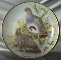Sammelteller Rebhuhn Franklin Porcelain 1979
