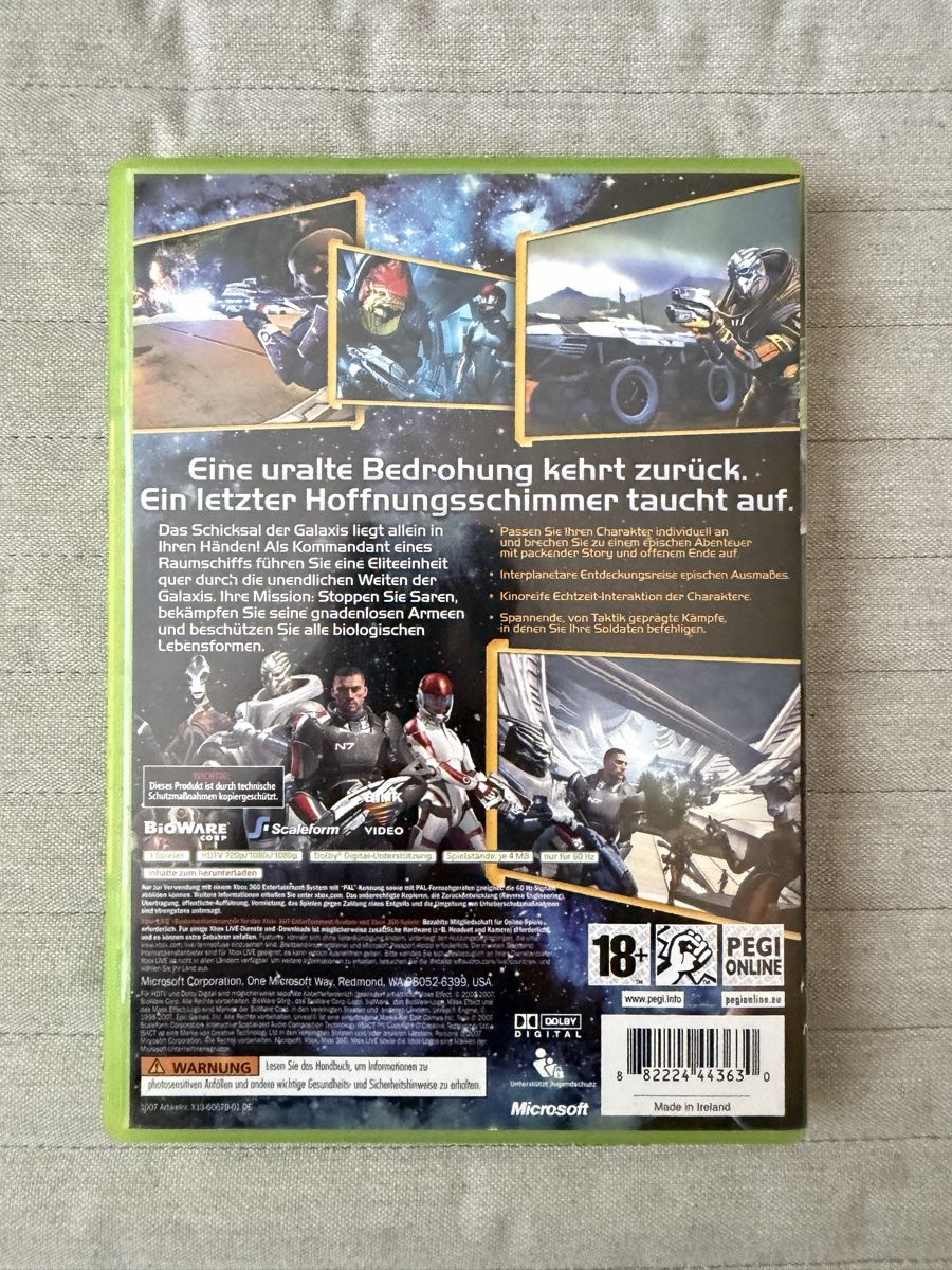 Microsoft Spiele: Mass Effect für Xbox 360 – Gebraucht aus Thunstetten von Virus_33 2