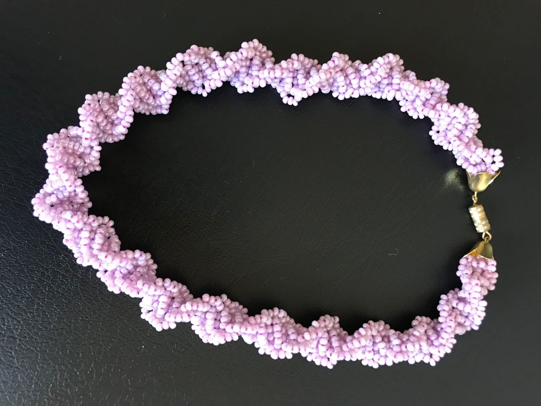 Catenine: Halskette - Lila - Glasperlen – Usato da Payerne venduto da Cosch