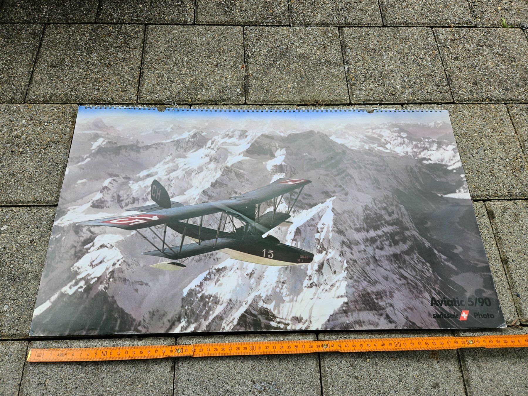 Calendari: 6 Stück Swissair Aviatic Kalender – Usato da Haslen GL venduto da Sandra40 8