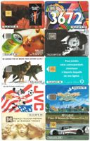 10 Telefonkarten Frankreich