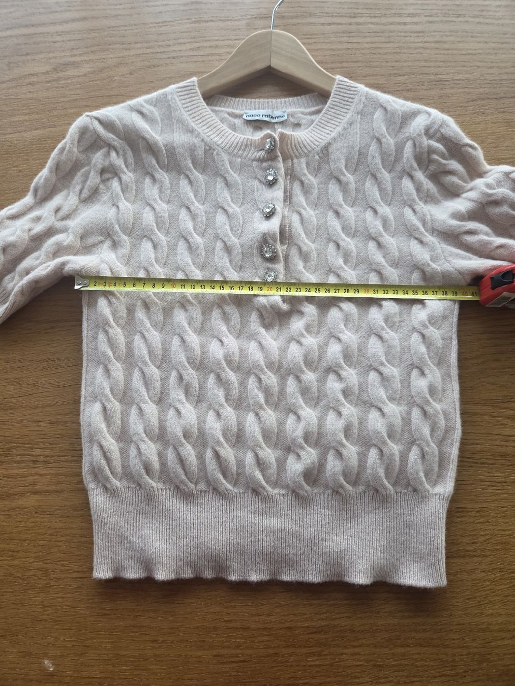 Pullover & Sweatshirts: Wunderschöner Paco Rabanne Pullover / Kurzarm-Cardigan – Neu (gemäss Beschreibung) aus Scherzingen von tan_l9n2 5