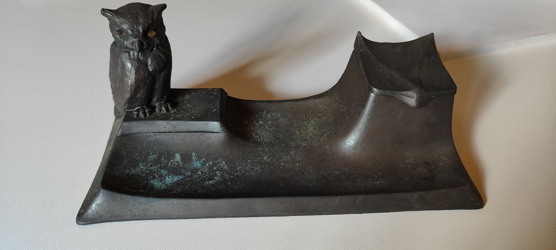 Altro in Antiquarato & Arte: antikes Tintenfass mit Eule – Usato da Bönigen venduto da Phisto88