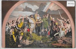 Der Rütlischwur - Stückelberg - Litho