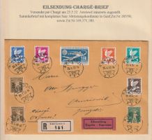 Schweiz-Eilsendung-Chargé-Brief-1932 Amriswil TG.