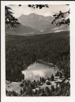 AK 1953 Crestasee mit Piz Riein