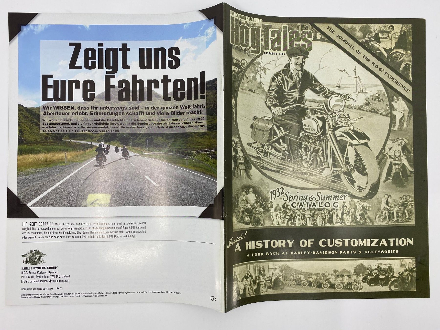 Riviste & Magazine: Harley Owners Group HOG Magazine  HogTailes 2006 – Usato da Langwiesen venduto da Restposten-24 4