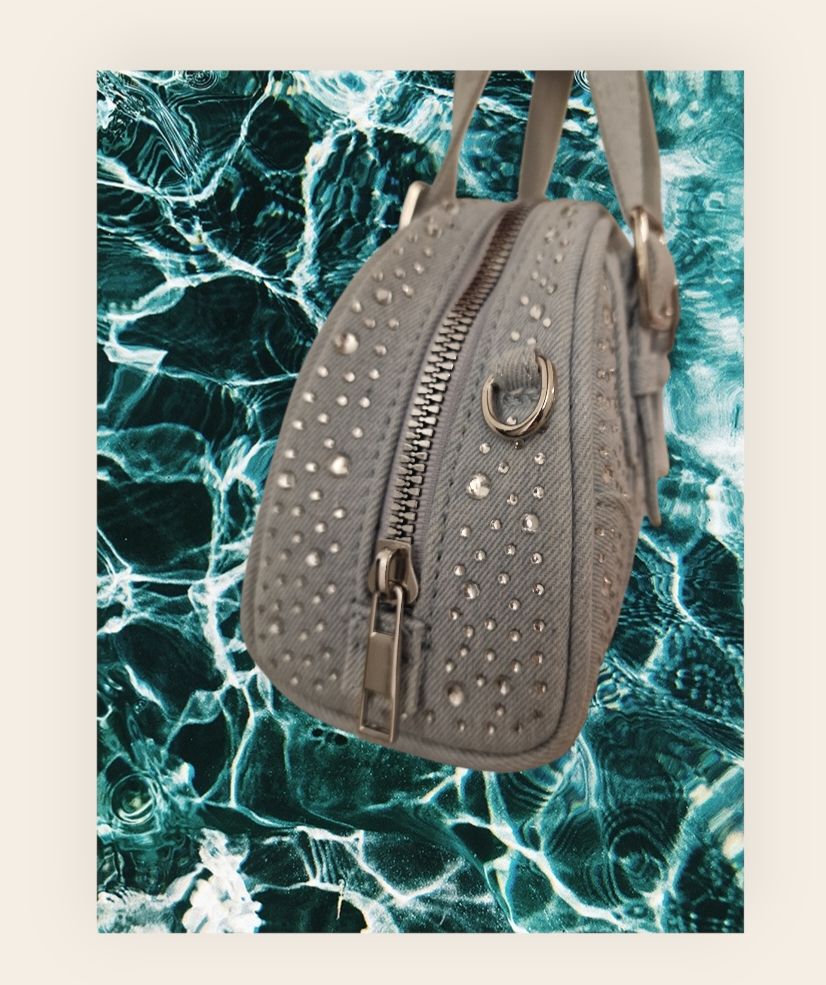 Borse da donna: Süsses kleines Jeanstäschchen mit Strass/Neu – Nuovo e nell'imballaggio originale da Arbon venduto da sar_l7ll 3