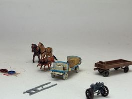 GB1-Pferde Gespanne Teile zum basteln