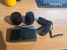 Fujifilm X-T100 mit Fujinon XF 35mm f/2 R WR Objektiv