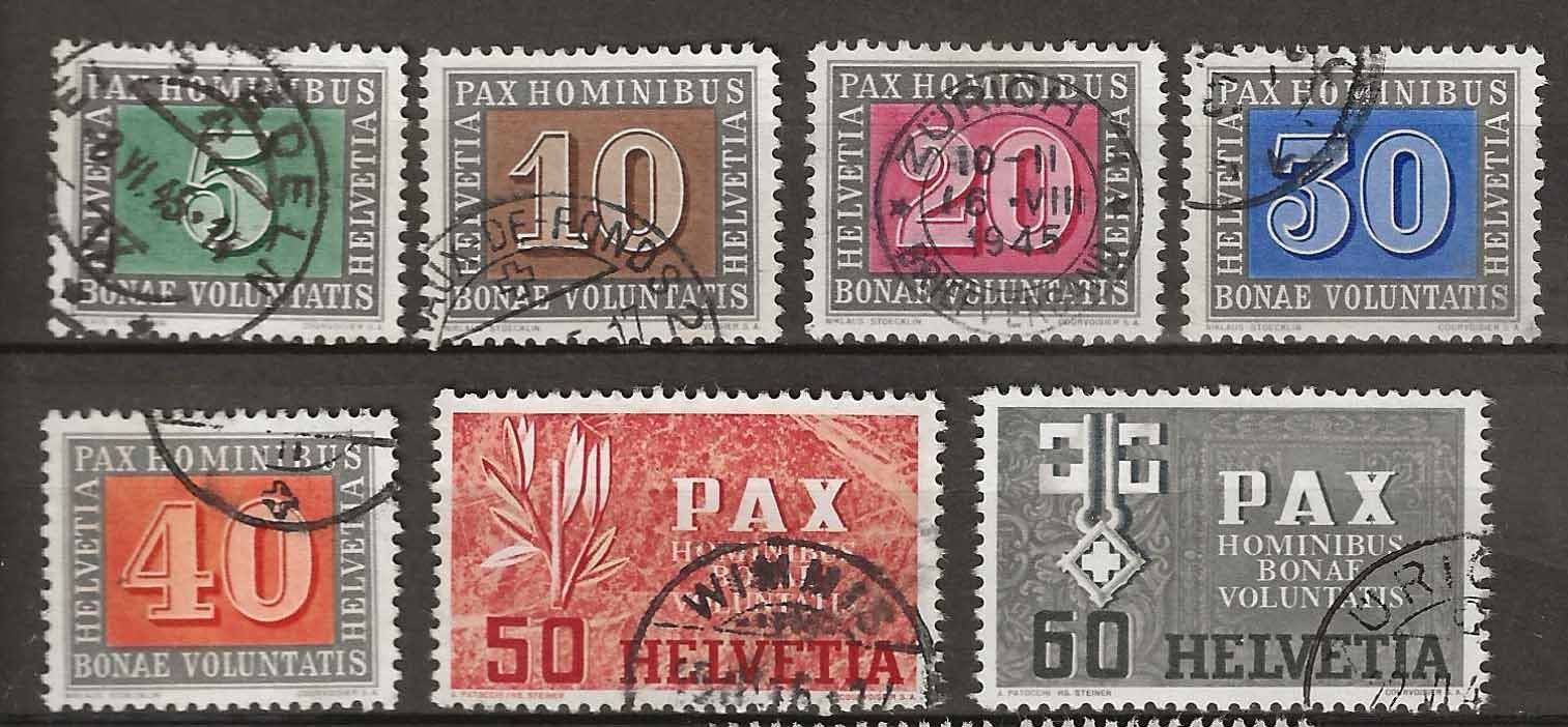 Tutti i francobolli: CH262 - Petit lot Pax obl. – Usato da Trélex venduto da Phil_Albert