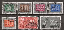 CH262 - Petit lot Pax obl.