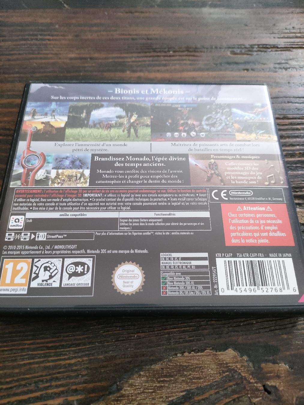 Nintendo Spiele: Xenoblade Chronicles 3D /3DS/CIB/Parfait état  – Gebraucht aus La Chaux-de-Fonds von nwa_w9zt 1