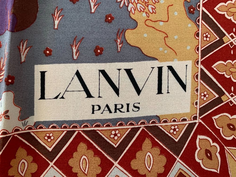 Cravate Lanvin soie vintage - Accessoires & Bagagerie