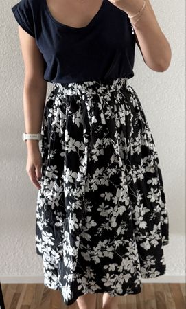 Junior Polisen Cotton Floral Skirt S