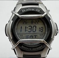 Casio Baby-G G-ms Digitaluhr Edelstahl Vintage – funktionier