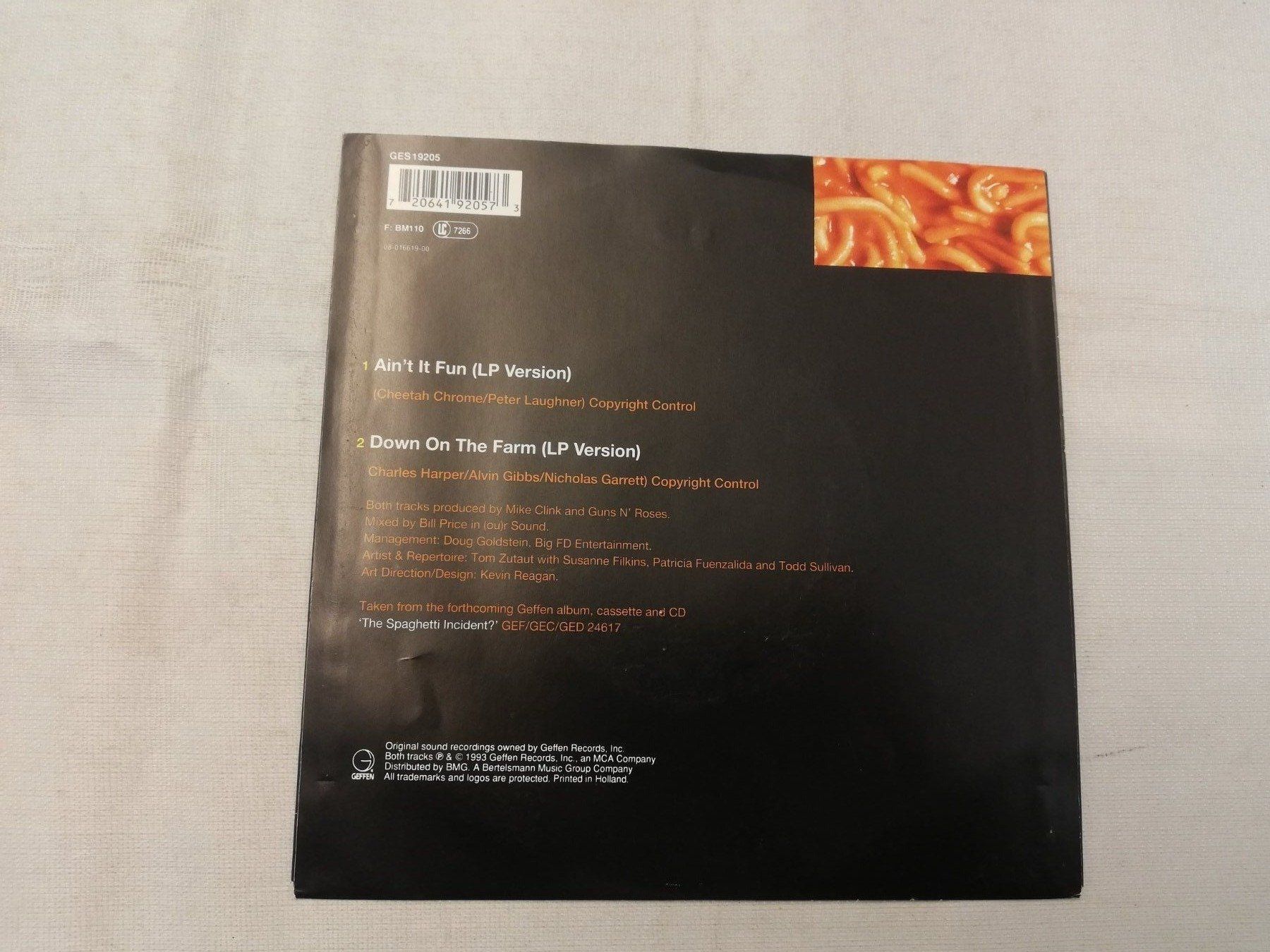 Dischi in vinile: GUNS N' ROSES - AIN'T IT FUN (SINGLES 7") – Usato da Bern venduto da Vinylsound.ch 1