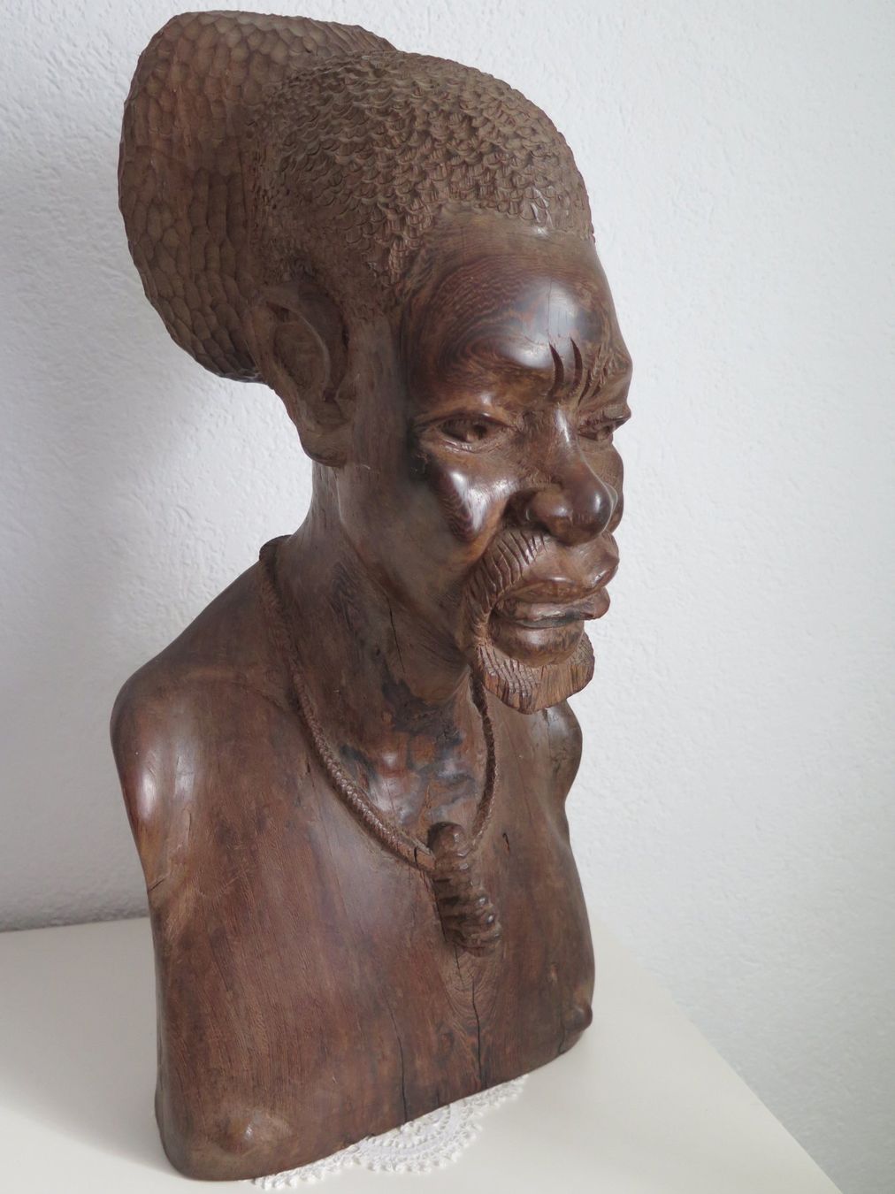 Sculture & Statue: alte Afrikaner Büste Bongossi Holz – Usato da zürich venduto da celotto 6