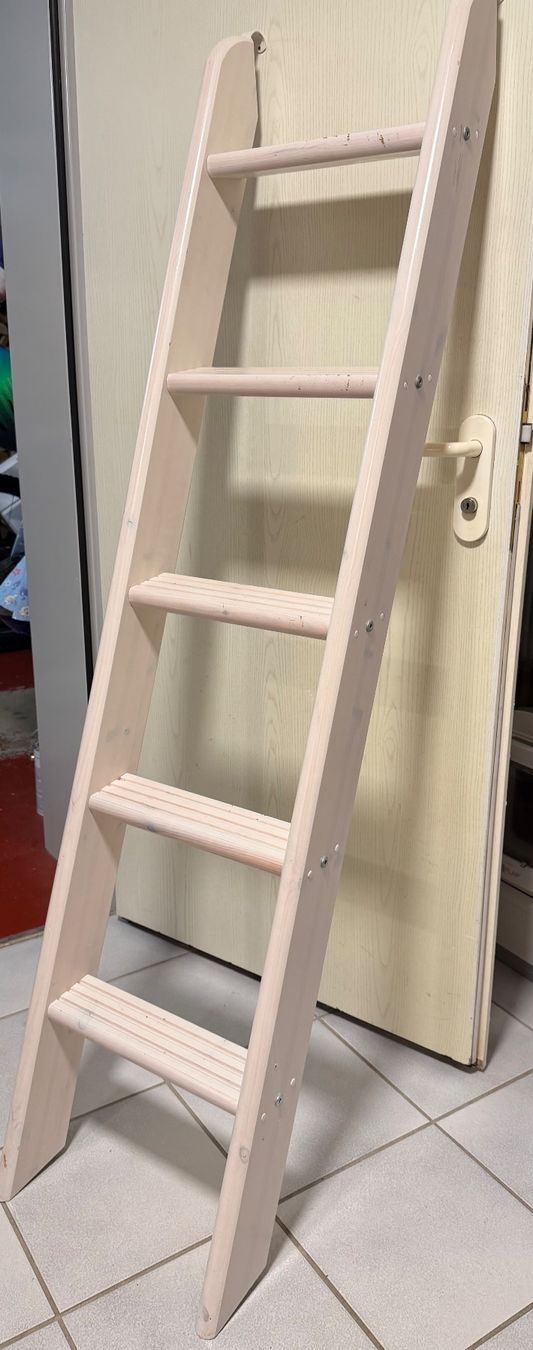 Betten: FLEXA Hochbett weiss Holz gebraucht – Gebraucht aus Turbenthal von Ma_W 2