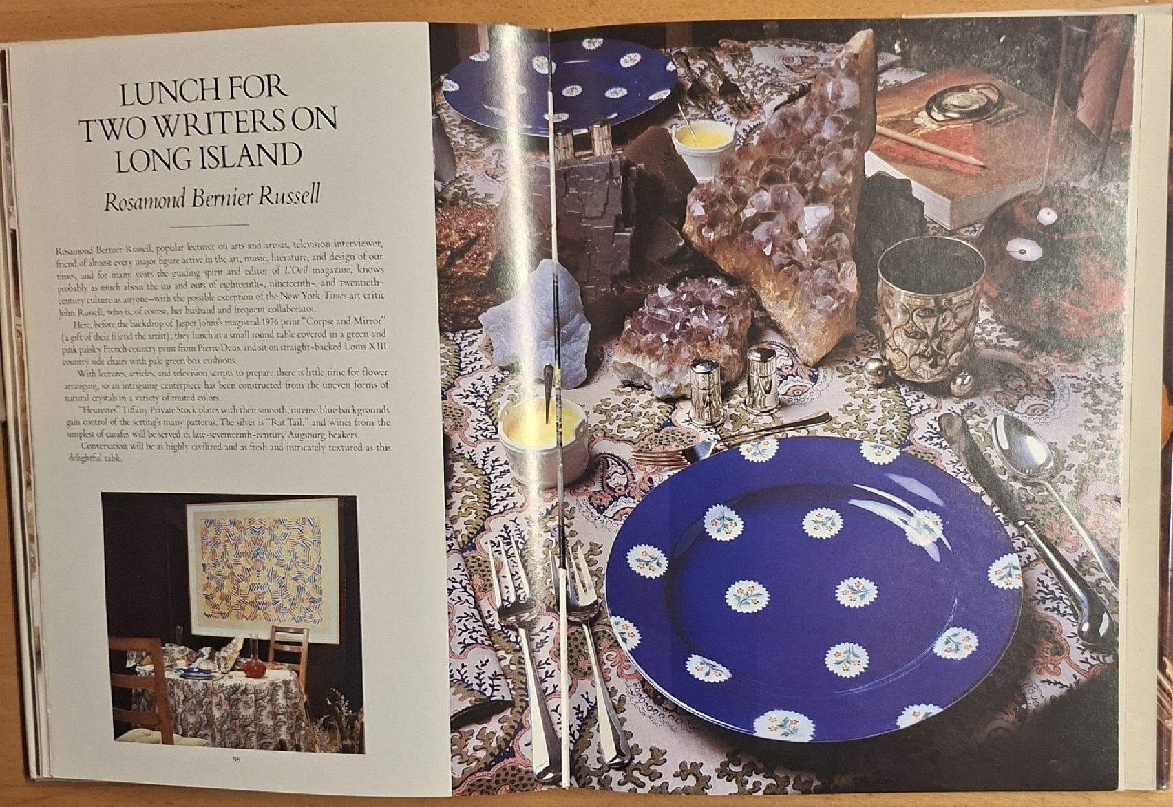 Bücher: Buch "The New Tiffany Table Settings" 1981 – Gebraucht aus Niederglatt ZH von Siegfried67 7