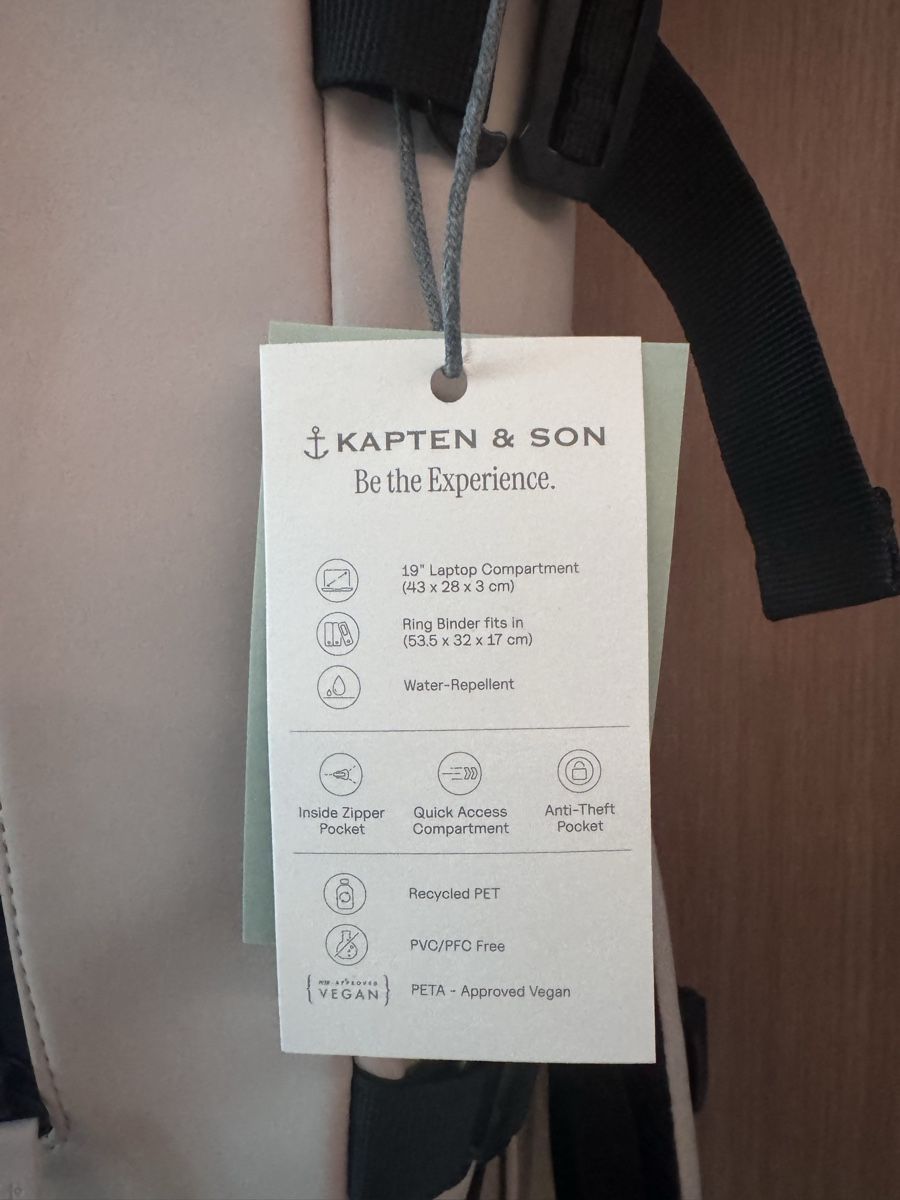 Kapten & Son Zaini: Kapten & Son Rucksack NEU ! – Nuovo e nell'imballaggio originale da Spreitenbach venduto da aar_zs8f 1